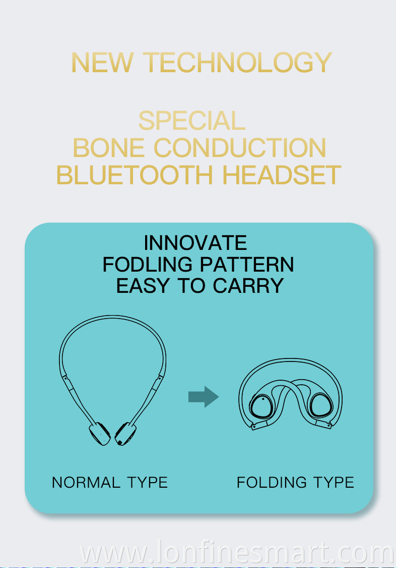 Bone Conduction Headphones Hearing Aid